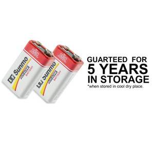 Sunmol 9V Alkaline <strong>Battery</strong> Long Lasting 9 Volt <strong>Battery</strong> for <strong>Smoke</strong> <strong>Alarms</strong> Electronic Toys - Product Image 3