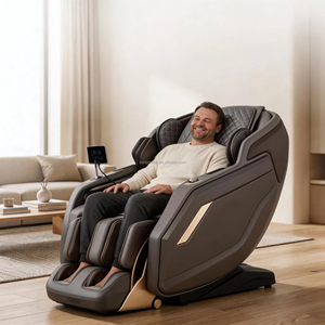 เก้าอี้นวดระบบ AI ระดับไฮเอนด์ 4D Zero Gravity พร้อมรีโมทไร้สาย ลูกกลิ้งนวดเท้า สำหรับใช้งานเชิงพาณิชย์ จากโรงงาน OEM โดยตรง - Product Image 1