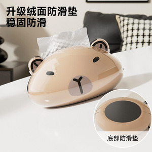 Tissue Box <b>Bear</b> Shape Waterproof Multi Purpose Home Car Desk Decorative Napkin Holder - Product Image 4