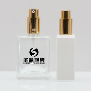 Flacon en verre plat de 30 ml, 50 ml, 100 ml, transparent avec impression sérigraphique, compte-gouttes <span class=keywords><strong>pour</strong></span> huile capillaire, huile à <span class=keywords><strong>barbe</strong></span>, crème <span class=keywords><strong>pour</strong></span> le visage, cosmétique - Product Image 5