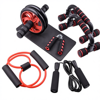 CZFIT Kit de rouleau abdominal 6-en-1 très vendu : Ensemble d'équipements d'entraînement à domicile pour l'entraînement des muscles abdominaux des femmes avec barres de poussée