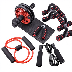 CZFIT Kit de rouleau abdominal 6-en-1 très vendu : Ensemble d'équipements d'entraînement à domicile pour l'entraînement des muscles <span class=keywords><strong>abdominaux</strong></span> des femmes avec barres de poussée - Product Image 3