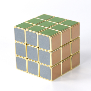 Top Teaching Toys Spiegel Magic Puzzle Würfel Cartoon Spielzeug Kunststoff PS Hochwertige Zhejiang OEM Unisex Rechteck CMYK Magnetic 3x3x3 - Product Image 2