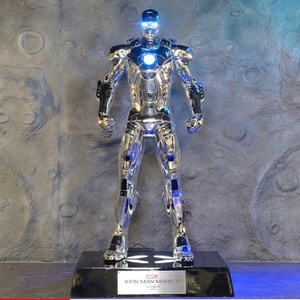 Personalizzato caldo Marvel <span class=keywords><strong>Iron</strong></span> <span class=keywords><strong>Man</strong></span> <span class=keywords><strong>1</strong></span> a <span class=keywords><strong>1</strong></span> blow-out a tutti gli effetti MK7 scultura luminosa anti-Hulk decorazione soggiorno di atterraggio - Product Image 5