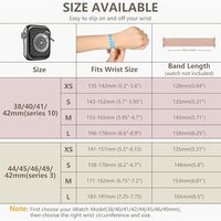 Bracelet en tissu de nylon tressé de nouveau Style pour Apple Watch Compatible 44mm 40mm 38mm 42mm modèles Bracelet de ceinture élastique pour Iwatch Band