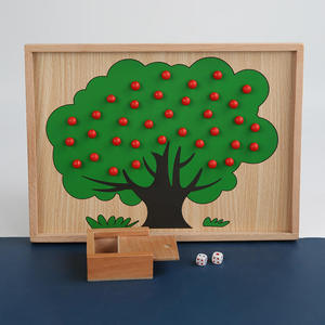 Juguete Educativo de Madera para Contar Manzanas, Enseñanza de Matemáticas Montessori para la Educación Temprana Infantil - Product Image 3