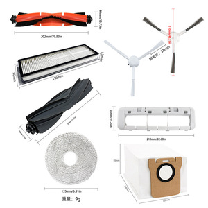 Dreame Sweeper Consumables Replacement Brushes Dust Bags Mops Filter 202mm 150mm 210mm Reusable For S10 X10 S30 S20 X20 X30 X40 - Product Image 1
