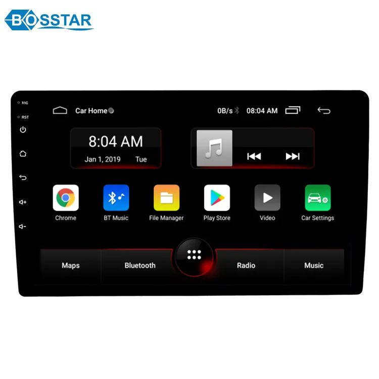 9 pulgadas 10 pulgadas de pantalla grande Android Auto Radio reproductor de Dvd del coche con GPS Wifi soporte marco