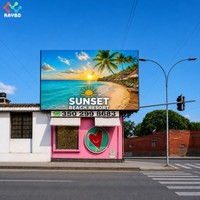 Écran LED extérieur RAYBO P5, étanche IP66, taux de rafraîchissement élevé 7680Hz, mur vidéo LED, affichage numérique 3D à vision directe pour les magasins de rue