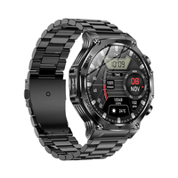 2025 Nuevo Hombre AK82 Smartwatch con pantalla ultra grande, batería de 800mAh, asistente de voz BT Call 100 + Modos deportivos Monitor de salud