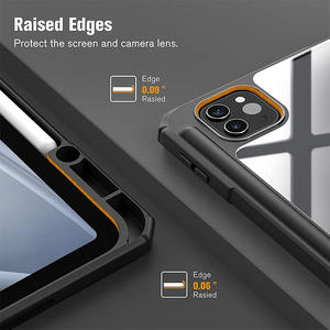 Housse de protection intelligente mince avec fente pour crayon <span class=keywords><strong>coque</strong></span> arrière transparente en acrylique dur PC pour <span class=keywords><strong>Ipad</strong></span> <span class=keywords><strong>Air</strong></span> 11 2024 - Product Image 2