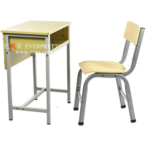 Chất lượng cao nội thất trường học lớp học bằng gỗ cố định băng ghế dự bị bộ Heavy Duty khung kim loại Bàn và ghế cho sinh viên - Product Image 4