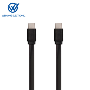 USB-A để USB-C cáp phẳng để sưởi ấm áo khoác bị mắc kẹt dây điện với Silicone cách nhiệt cho USB sạc - Product Image 3