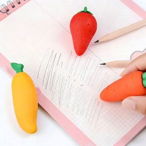 Gommes créatives mignonnes très vendues en gros, papeterie Kawaii en forme de fruits pour enfants, idéales pour l'école et l'apprentissage - Product Image 5