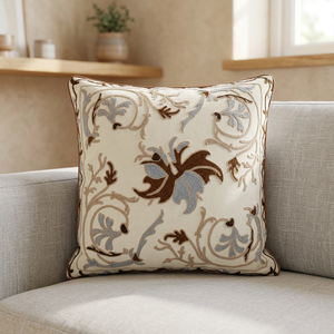 Housse de coussin de designer indien ethnique fait main - Product Image 4