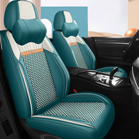 Vente en gros de housses de sièges de voiture Ensemble complet de housses de sièges universelles pour voiture en cuir nappa Housses de sièges automobiles tout compris