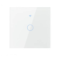 Vente en gros Tuya Zigbee Télécommande sans fil Smart Eu 1 2 3 4 Gang Glass Touch Light Interrupteur électrique mural