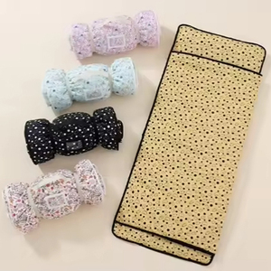 Alas Tidur Bayi Ramah Lingkungan dari Bahan Daur Ulang dengan Pola Kartun, Dapat Digulung, Dilengkapi Bantal & Selimut yang Dapat Dilepas - Product Image 6