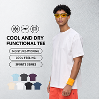 T-shirt de sport Sorona respirant et anti-transpiration pour homme, prêt à l'emploi, faible MOQ, prix abordable, vêtement athleisure durable