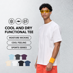 T-shirt de sport Sorona respirant et anti-transpiration pour homme, prêt à l'emploi, faible MOQ, prix abordable, vêtement athleisure durable - Product Image 2