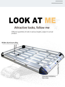 Barras Transversales de Aleación de Aluminio para Techo de Auto, SUV Todoterreno, con Capacidad de 41KG-50KG, Instalación sin Perforaciones, Envío Directo - Product Image 6