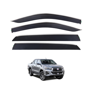 Accesorios <span class=keywords><strong>Auto</strong></span> Vent Visors Window TXR Déflecteur Noir avec Pare-Soleil Pluie en Acier Inoxydable pour Toyota Hilux 2015-2020 2021- - Product Image 2