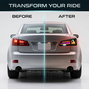 HCMOTIONZ Feux Arrière LED RGB Lexus IS250 IS350 ISF <span class=keywords><strong>2IS</strong></span> 2006-2013 Télécommande Animation Séquentiel Fumé - Product Image 6