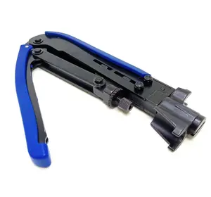 F Connector Crimping Pliers Coax Compression Tool Coaxial Cable Cold Press RG59 RG6 RG11 Cable TV Crimper Tool