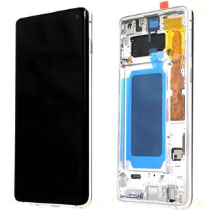 Écran LCD OLED de téléphone portable en gros avec cadre pour Samsung <span class=keywords><strong>Galaxy</strong></span> <span class=keywords><strong>S10</strong></span>+ – Assemblage d'écran tactile et numériseur de remplacement - Product Image 3