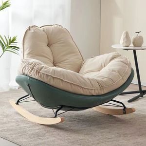 Cómoda y moderna sala de estar minimalista, sofá perezoso, o se puede sentar tumbar, mecedora, silla de salón gruesa - Product Image 2