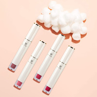 Rouge à lèvres liquide multi-usages tout-en-un, imperméable, longue tenue, teinte à lèvres liquide, cosmétique de beauté, pigment rouge, rouge à lèvres liquide mat velours