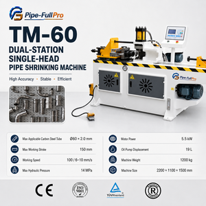 Automatic Shrinking Machine Galvanized Iron <b>Pipe</b> <b>Expanding</b> Machine Electro-hydraulic Traceless <b>Pipe</b> Shrinking Machine - Product Image 2