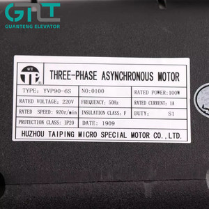 Moteur de porte d'ascenseur Thys*en <span class=keywords><strong>Fermator</strong></span> K200 K300 YVP90-6S, pièce de rechange pour moteur d'entraînement de porte d'ascenseur - Product Image 3
