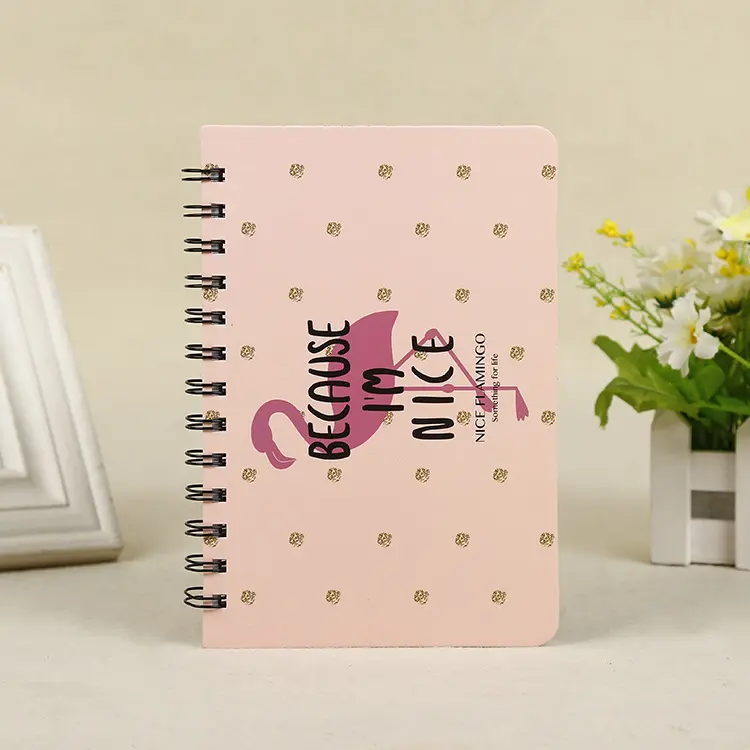 free sample best selling spiral bound Wholesale custom B5 B6 paper cover dot grid notebook sublimation notepad