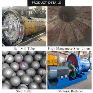 고성능 금광 장비 수평 연속 볼 밀 금 시멘트 석재 광물 분말 분쇄기 - Product Image 5