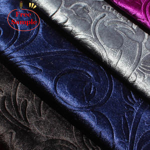 Goffrato <span class=keywords><strong>Micro</strong></span> velluto direttamente vendita stampato Hometextile divano tessuto a maglia in velluto tessuto eco-friendly - Product Image 3