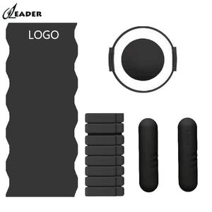 Set Portátil de 5 Piezas para <span class=keywords><strong>Pilates</strong></span>, <span class=keywords><strong>Accesorios</strong></span> de <span class=keywords><strong>Pilates</strong></span> para el Hogar, Kit de Entrenamiento de Resistencia de Yoga con Esterilla de Ejercicio Arqueada - Product Image 3