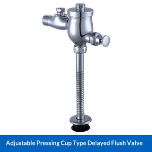 Vanne de chasse d'eau murale moderne en laiton pour urinoir, à commande manuelle, à fermeture automatique, chromée, avec temporisation, pour robinet d'urinoir - Product Image 5
