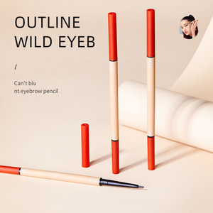 <span class=keywords><strong>Crayon</strong></span> à <span class=keywords><strong>sourcils</strong></span> ultra fin 3D à double embout, longue tenue, imperméable, minéral, avec logo personnalisé pour marque privée - Product Image 2