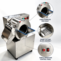 Machine de découpe de légumes et de fruits pour usine de transformation alimentaire, coupe-dés, machine à faire des chips de pommes de terre, trancheuse à pommes de terre
