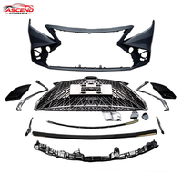 Kit de conversion de phares avant de style Spindle pour Toyota Camry 2018 - Comprend la calandre, le pare-chocs, les emplacements pour feux de jour, fixation directe par boulons