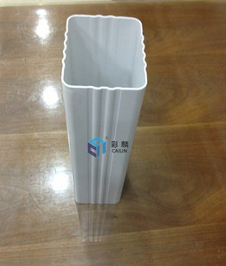 Système de <span class=keywords><strong>gouttière</strong></span> en <span class=keywords><strong>PVC</strong></span> blanc, noir, marron de 5,2 pouces et 7 pouces, étanche, pour drainage des toits de maison - Product Image 5