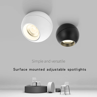 Fabricant de projecteurs LED encastrés, spot de plafond COB moderne réglable, orientable, à intensité variable, OEM, pour intérieur