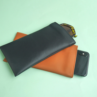 Drapé en cuir maison pour lunettes, mode écologique, Durable, ouvert, souple, accessoires, pochette, étui de lunettes de soleil