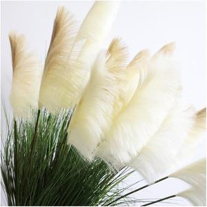 Bouquet de fausses herbes de la Pampa artificielles réalistes, blanches et moelleuses, pour la décoration de la maison, du <span class=keywords><strong>salon</strong></span>, de la table de mariage, style bohème - Product Image 6