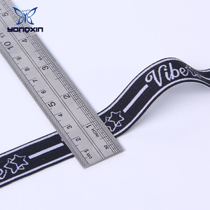 3D Jacquard nhãn nền dệt kim đàn hồi tóc ban nhạc thời trang tùy biến với màu đen mềm <span class=keywords><strong>TPU</strong></span> in dây đeo áo ngực vải - Product Image 6