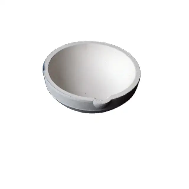 Applicazioni di riscaldamento di Ceramica refrattaria crogiolo di platino fusione crogiolo di quarzo fuso bowlfused gioielli di silice crogiolo