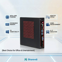 Mini PC Portátil con CPU Core I7, Microcomputadora de Escritorio para Juegos, Pantalla Dual, 7 USB, Logotipo Personalizado, Compatible con Sistema Operativo Win11 para Educación