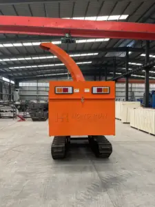 HR Chất lượng cao công nghiệp DIESEL gỗ Pallet chipper di động mùn cưa gỗ bào Máy Nghiền phế liệu cây chi nhánh Shredder