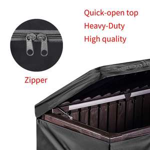 Durable <b>Outdoor</b> Patio Deck Box <b>Storage</b> <b>Cabinet</b> with 210 Oxford Cloth Thickened Sunshade for Food and Travel - Product Image 3